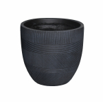 Lillepott Domoletti LT14543A, keraamiline/savi, antratsiit v.