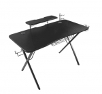 Arvutim&auml;ngulaud Genesis Holm 300 RGB, 120 cm x 75 cm, 60 cm, must v.