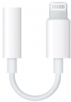 Adapter HQ, 3.5 mm (AUX)/Apple Lightning, 9 cm, valge v.