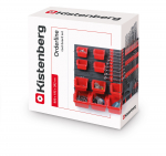 Hoidik, 40 cm x 16.5 cm x 40 cm, must v./punane v.