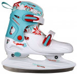 Uisud Nijdam Twist & Twirl, valge v./helesinine v., 27 - 30