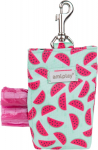 Alus koera v&auml;ljaheitekottide jaoks Amiplay Be Happy Dog Waste Dispenser Watermelon, 6 cm x 2 cm roheline / roosa