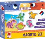 Magnetm&auml;nguasi Roter Kafer Magnetic Set Dinosaurs, 4 cm, mitmev&auml;rviline, 22 tk