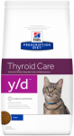 Kuiv kassitoit Hill's y/d Thyroid Care with Chicken, kanaliha, 1.5 kg