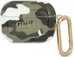 K&otilde;rvaklappide &uuml;mbris Guess Camo Collection Apple AirPods Pro, roheline v.