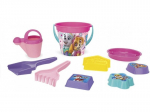 Liivakasti m&auml;nguasjade komplekt Wader Paw Patrol, mitmev&auml;rviline, 9 tk