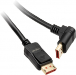 Kaabel InLine DisplayPort - DisplayPort 8K Angled Up 17153O Displayport, Displayport, 3 m, must v.