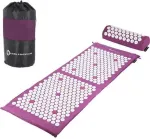 N&otilde;elravi massaaži matt HMS Acupressure Set 17-44-307, 125 cm, 1 kg, 2 tk, valge v./violetne v.