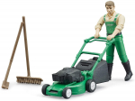 Komplekt Bruder Gardener With Lawn Mower 62103, mitmev&auml;rviline