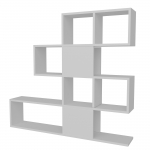 P&otilde;randariiul Kalune Design Karlin 745DCD3609, valge v., 109 cm x 120 cm x 19.5 cm