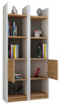 P&otilde;randariiul Kalune Design Esbi 102, pruun v./valge v., 150 cm x 29.5 cm x 66.2 cm