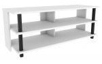 TV-laud Kalune Design Pueblo, valge v./must v., 44.6 cm x 120 cm x 47.4 cm