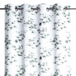 Pimendav kardin Restilo Serenity, valge/roheline, 140 cm x 250 cm