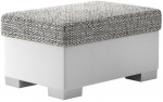 Tumba R4 Berlin 01, Soft 17, valge v./helehall v., 55 cm x 85 cm x 40 cm