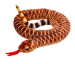 Pehme m&auml;nguasi Beppe Snake 13998, pruun v.