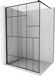 Du&scaron;isein Mexen Kioto Walk-In, 130 cm x 200 cm, must