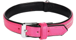 Kaelarihm koertele Flamingo Monte Carlo, roosa, 340 - 390 mm x 22 mm, L/XL