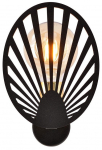 Valgusti seinale Emibig Playa K1, E27, 1 x 15 W, must v.