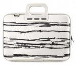 S&uuml;learvutikott Bombata Black & White, valge v./must v., 15.6-16"