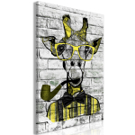Reproduktsioon Artgeist Giraffe with Pipe KR33, 20 cm x 30 cm