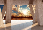 Fototapeet Artgeist Sunny Promenade, 70 cm x 70 cm