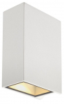 &Otilde;ue seinavalgusti SLV Quad 2 XL, 4W, LED, IP44, valge v., 5.3 cm x 15 cm
