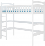 Laste narivoodi Miago, valge v., 90 x 200 cm, ilma voodipesukastita, ilma madratsita