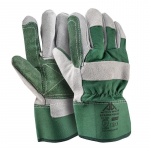 T&ouml;&ouml;kindad nahast, s&otilde;rmikud Active Gear, t&auml;iskasvanutele, valge/roheline, XL