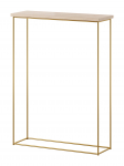 Konsoollaud ADRK Sili, kuld v./sonoma tamm v., 60 cm x 20 cm x 80 cm