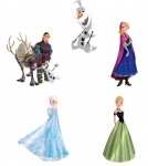 Seinakleebis Disney Frozen, mitmev&auml;rviline