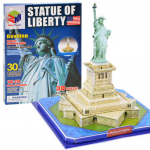 3D-pusle Magic Puzzle StatueOf Liberty, 30.2 cm x 26.1 cm, 35 tk, mitmev&auml;rviline