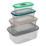 Toiduainekarbi komplekt 5five Simply Smart Rect, 0.47 - 2.85 l, 4 tk