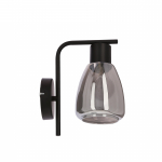 Valgusti seinale Candellux Lighting Moldo, E27, 1 x 40 W, l&auml;bipaistev v./must v.