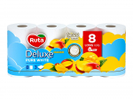 Tualettpaber Rūta DELUXE MANGO KVAPO 8 RUL, 3 kiht, 8 tk
