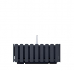 R&otilde;dukast Prosperplast BOARDEE FENCYCASE W DDEF400W-S433, plastik, 38 cm x 18 cm, &Oslash; 38 cm, antratsiit v.