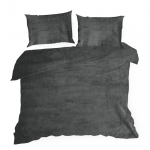 Voodipesukomplekt Flano 2, grafiit v., 70 x 80 cm, 200 x 220 cm