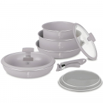 Poti ja panni komplekt Berlinger Haus Taupe BH-8255