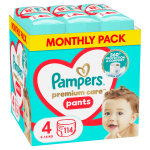 M&auml;hkmed Pampers Premium Care Pants, 4 suurus, 9 - 15 kg, 114 tk