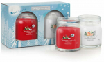 J&otilde;uluk&uuml;&uuml;nalde komplekt, l&otilde;hna Yankee Candle Signature, 65 - 90 h, 411 g, 2 tk, Valge v./Punane v.