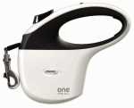 Automaatne jalutusrihm Flexi One, valge v., S-L