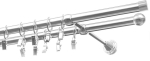 Kardinapuu komplekt Olimp Luna, 360 cm, &Oslash; 19 mm, roostevaba teras v.