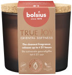K&uuml;&uuml;nal, l&otilde;hna Bolsius TRUE JOY Oriental Softness, 21 h, Pruun v.