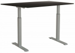 Kirjutuslaud reguleeritava k&otilde;rgusega Sun-Flex EasyDesk Adapt III, valge v./must v.