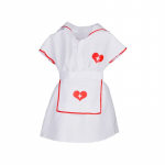 Kost&uuml;&uuml;m lastele, &otilde;de Jokomisiada Lovely Nurse, valge v./punane v., M, 110 - 120 cm