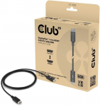 Kaabel Club 3D CAC-1083, HDMI/DisplayPort 1.4, 200 cm, must v.