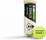 Tennisepallide komplekt Dunlop Stage 1, kollane v., 3 tk