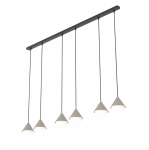 Valgusti lagi Emibig Giro Premium, G9, 6 x 8 W, valge v.