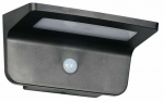 Seinapealne p&auml;ikesepaneeliga valgusti Reality Atico, 8W, IP44, must v.