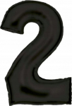 Fooliumist &otilde;hupall number Amscan 2, must v.