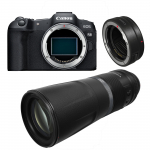 Peeglita kaamera Canon EOS R8 + RF 800mm f/11 IS STM + Mount Adapter EF-EOS R, must v.